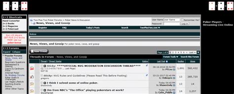 twoplustwo forums|News, Views, and Gossip .